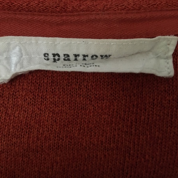 Tangerine cardigan sweater Sparrow/Anthropologie - Picture 4 of 4